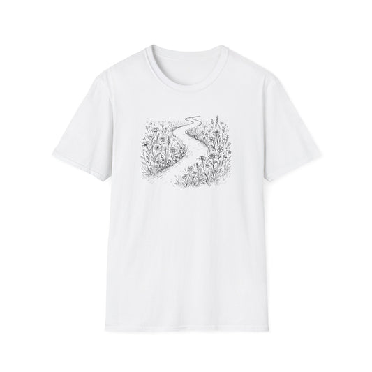 Winding path through grass T-Shirt
