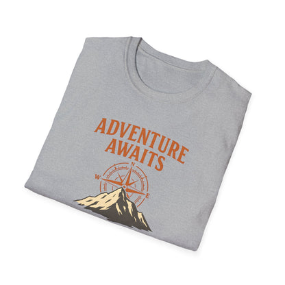 Adventure awaits compass mountain T-Shirt