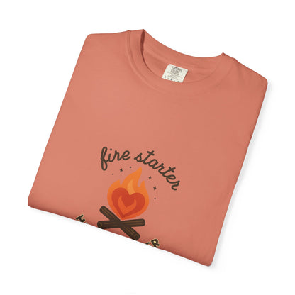 Fire Starter, Heart Breaker T-Shirt – Cute Camping Shirt for Women | Outdoorsy, Sassy & Adventure-Ready