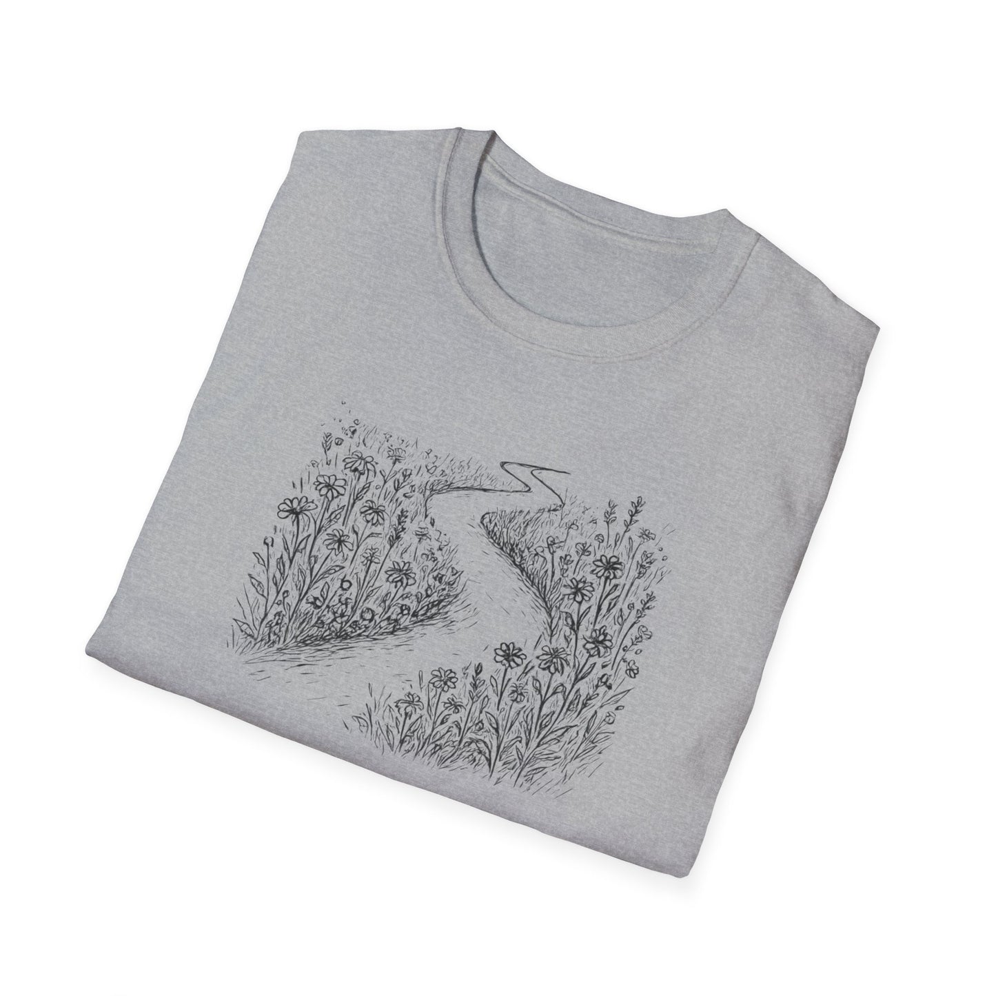 Winding path through grass T-Shirt