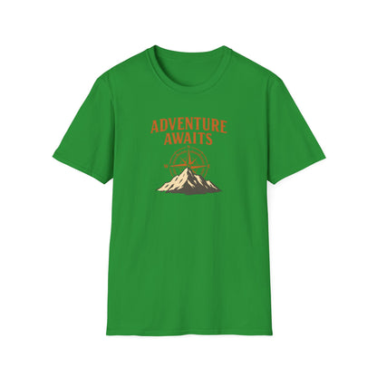 Adventure awaits compass mountain T-Shirt
