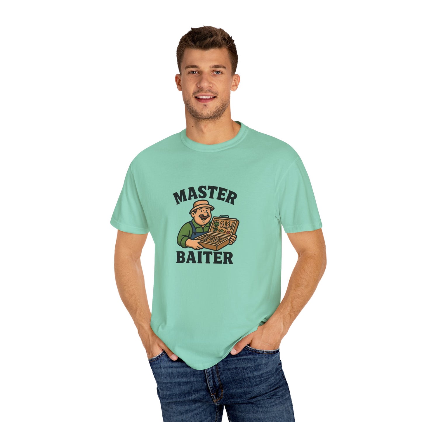 “Master Baiter” Fishing T-Shirt – The Funniest Catch of the Day!