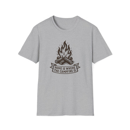 Campfire Home Banner T-Shirt