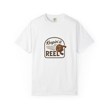 Keepin’ It Reel T-Shirt | Funny Fishing Shirt for Men & Women | Angler Gift, Fisherman Humor Tee