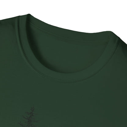 Hiker in Dark Forest T-Shirt