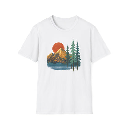 Sunset Mountain Scene T-Shirt