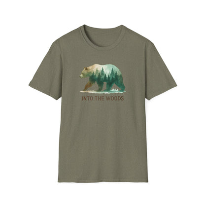 Forest Bear Silhouette T-Shirt