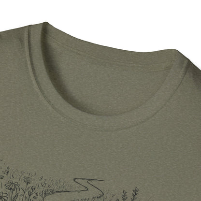 Winding path through grass T-Shirt
