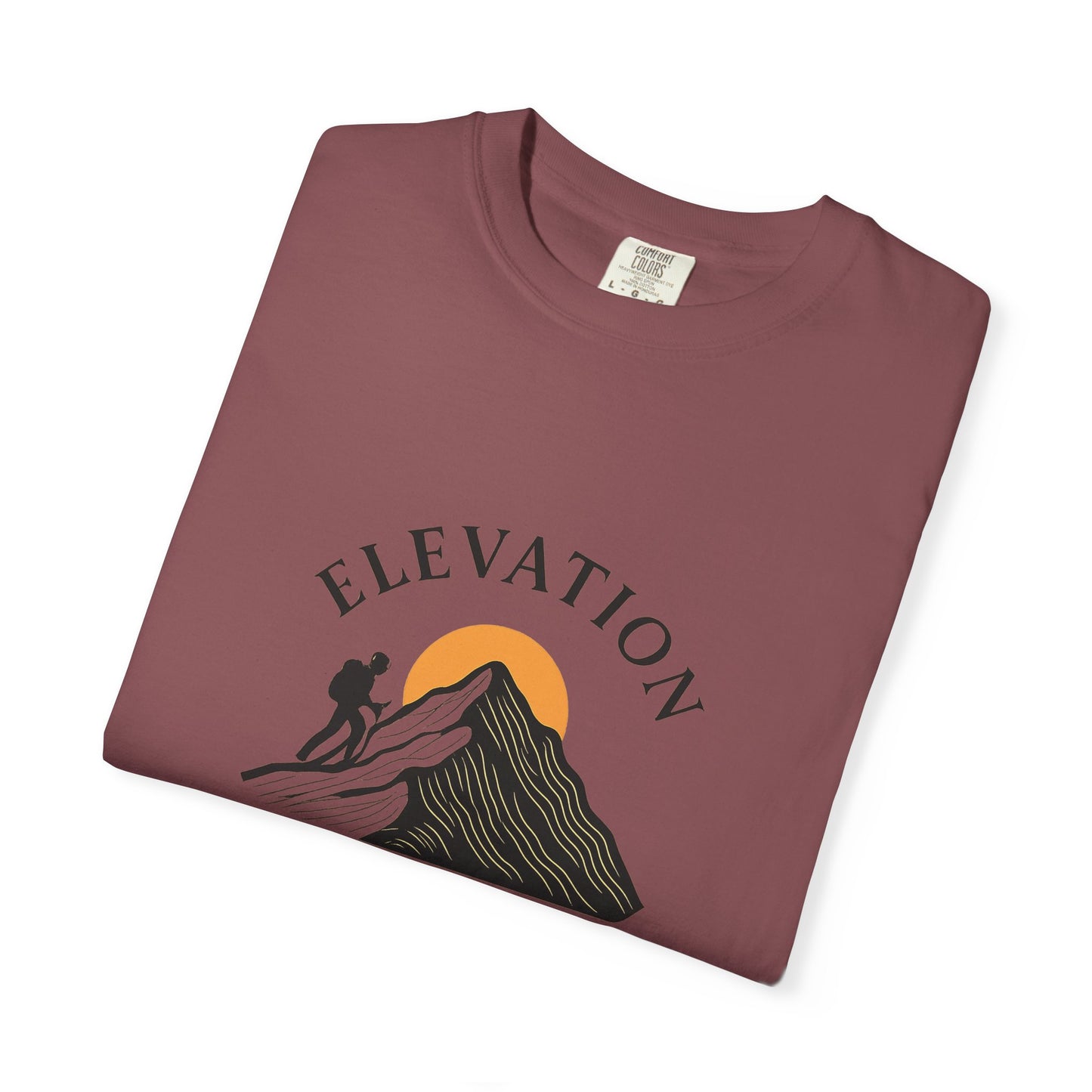 Elevation Therapy T-Shirt | Inspirational Hiking Shirt for Men & Women | Mountain Lover Tee, Outdoor Adventure Gift