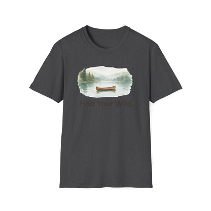 Canoe on Calm Lake T-Shirt
