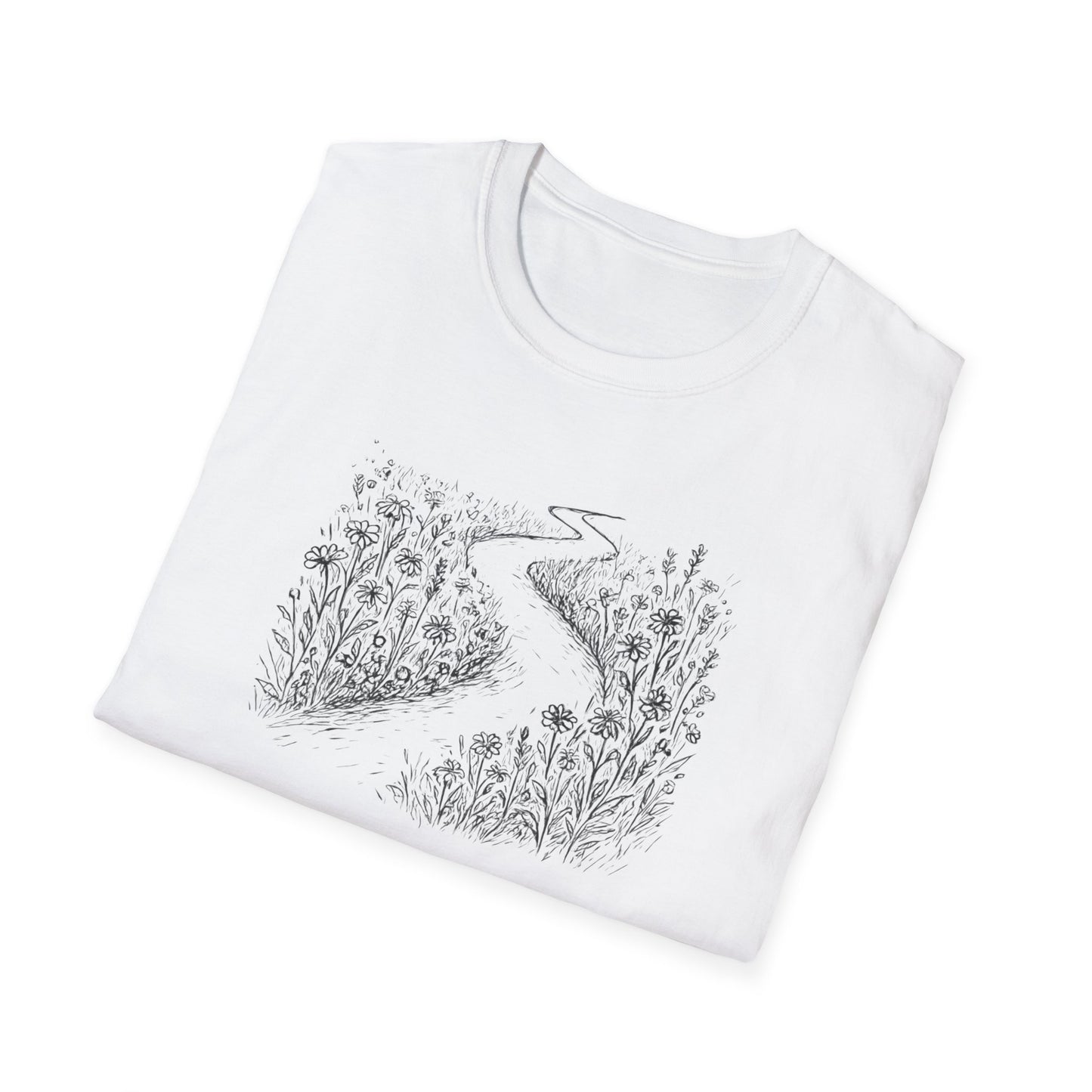 Winding path through grass T-Shirt