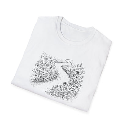 Winding path through grass T-Shirt