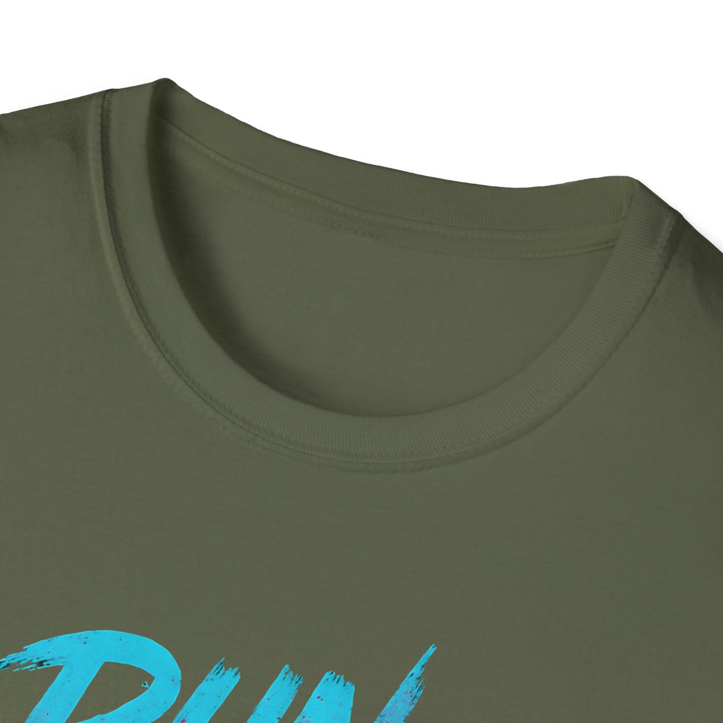 Neon Run Wild Typography T-Shirt