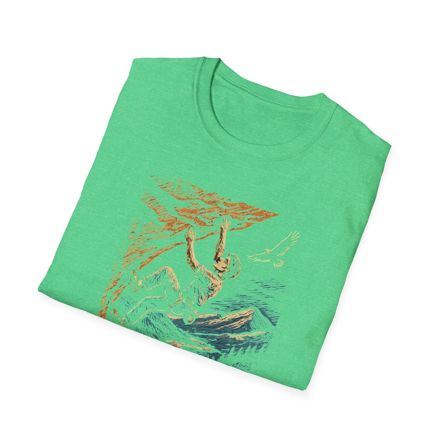 Climber on cliff T-Shirt