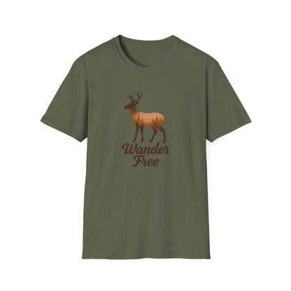 Moose Forest Silhouette T-Shirt