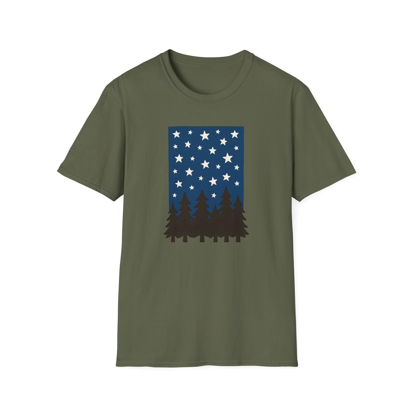 Starry Night Forest T-Shirt