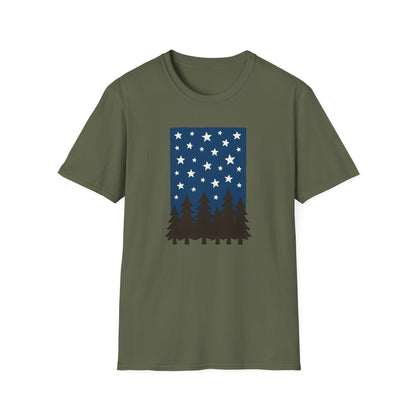 Starry Night Forest T-Shirt