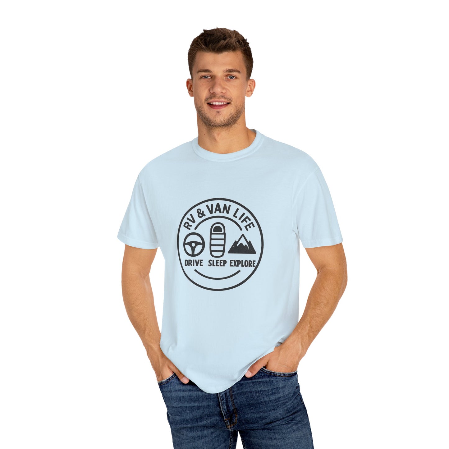 RV & Van Life T-Shirt – Drive Sleep Explore Shirt for Campers, Travelers & Nomads