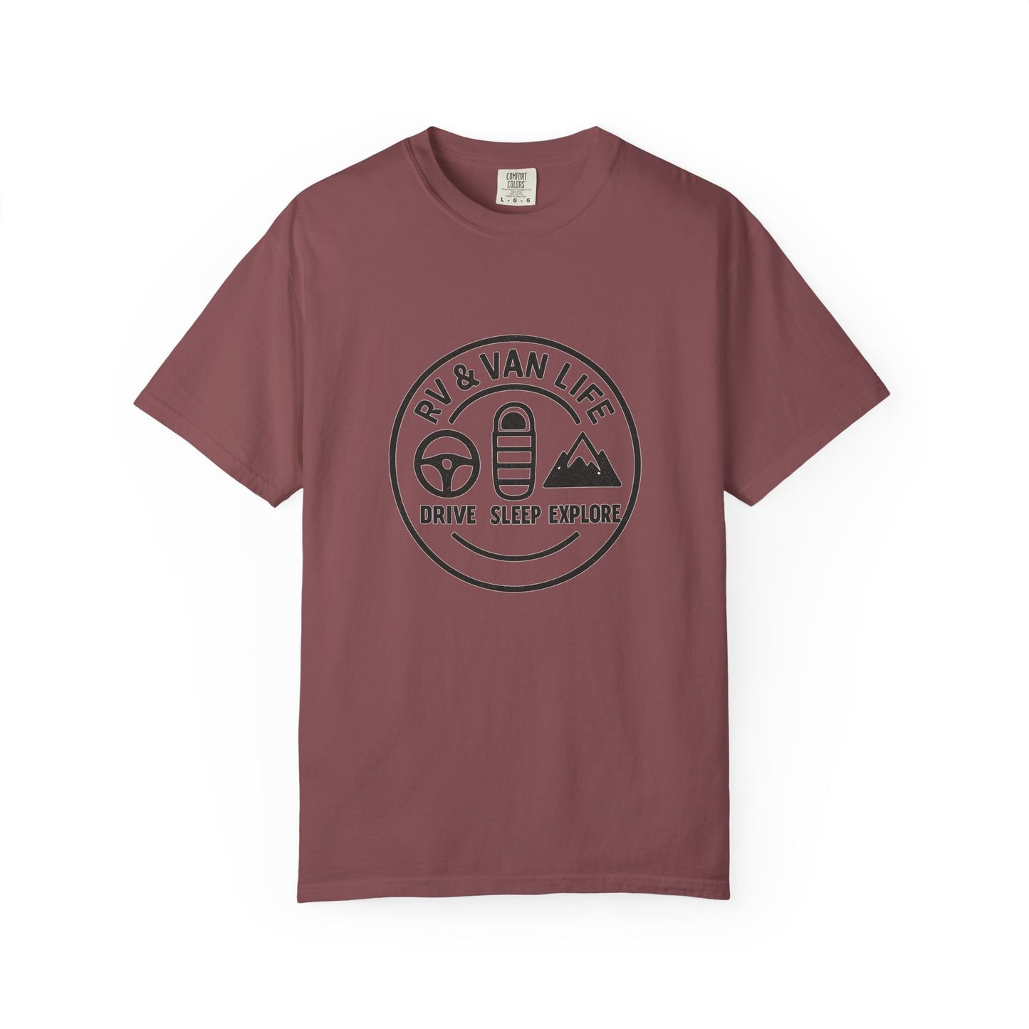 RV & Van Life T-Shirt – Drive Sleep Explore Shirt for Campers, Travelers & Nomads