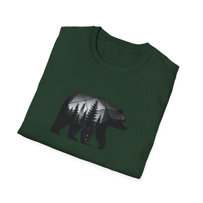 Geometric bear forest T-Shirt