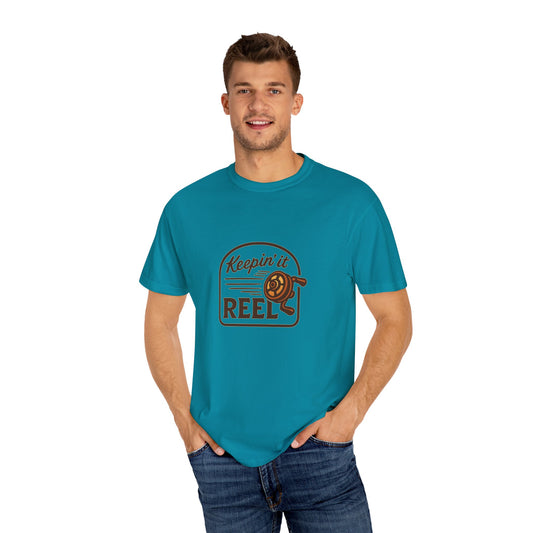 Keepin’ It Reel T-Shirt | Funny Fishing Shirt for Men & Women | Angler Gift, Fisherman Humor Tee