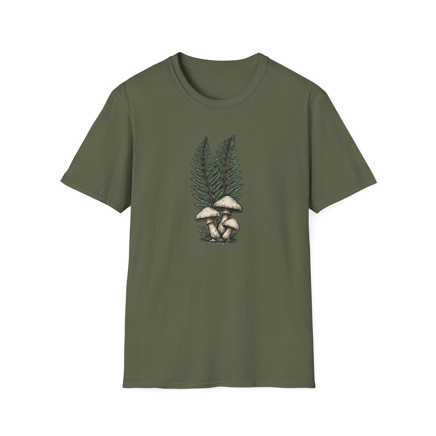 Mushrooms and Ferns T-Shirt
