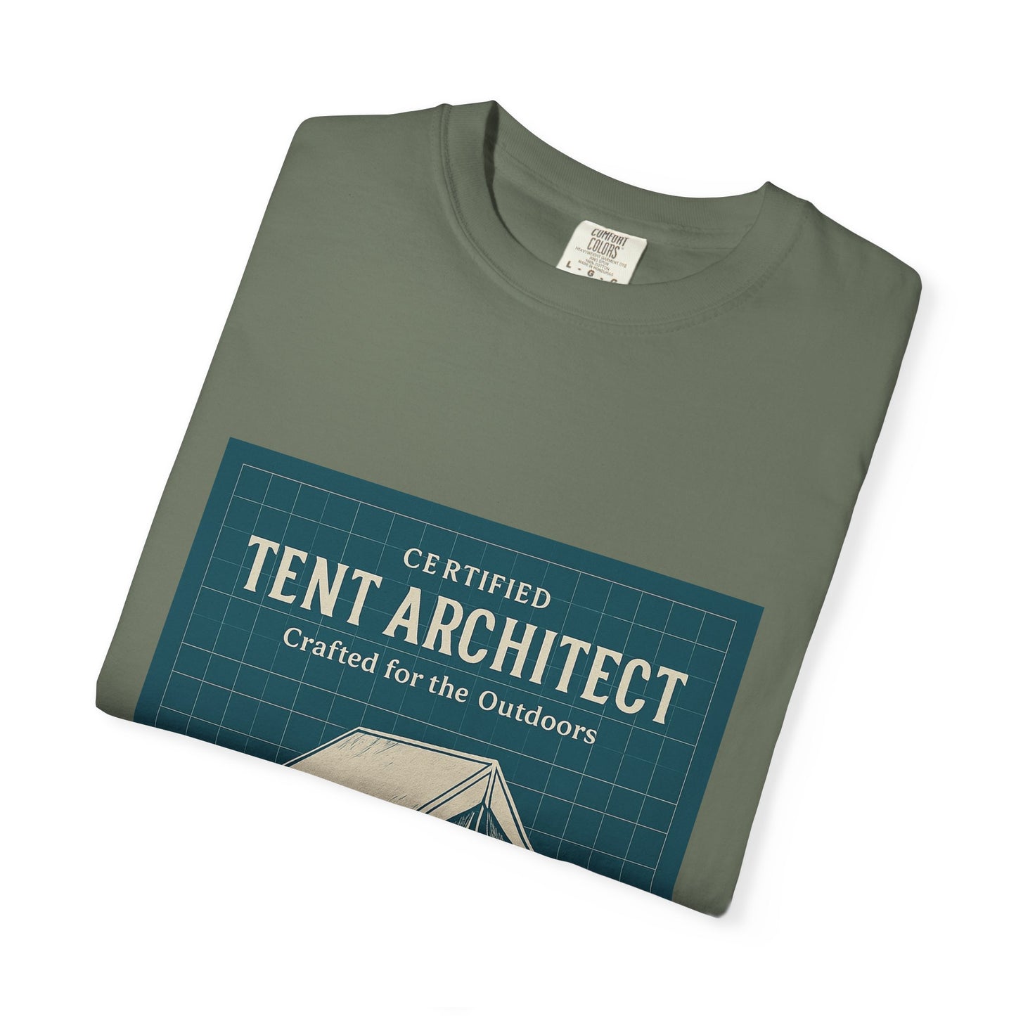 Tent Architect T-Shirt – 'Certified Tent Architect' Camping Tee for Outdoor Enthusiasts
