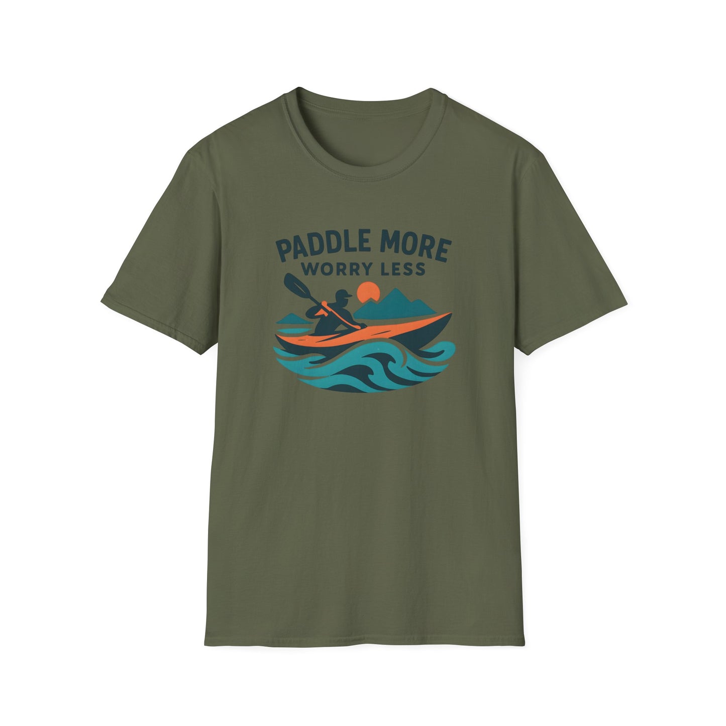 Paddle More Worry Less T-Shirt