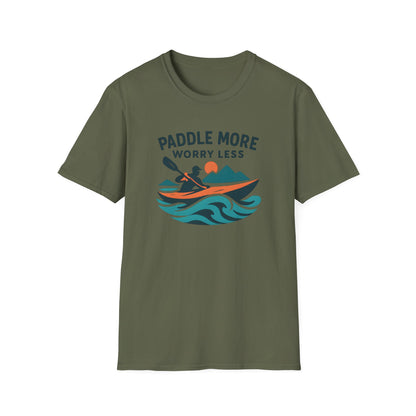 Paddle More Worry Less T-Shirt