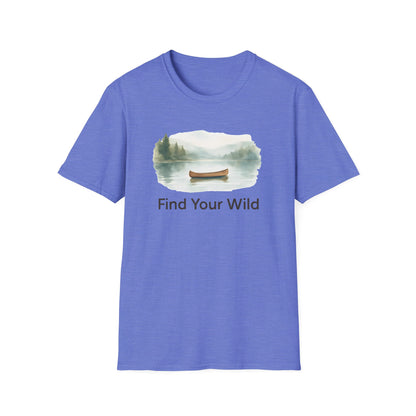 Canoe on Calm Lake T-Shirt