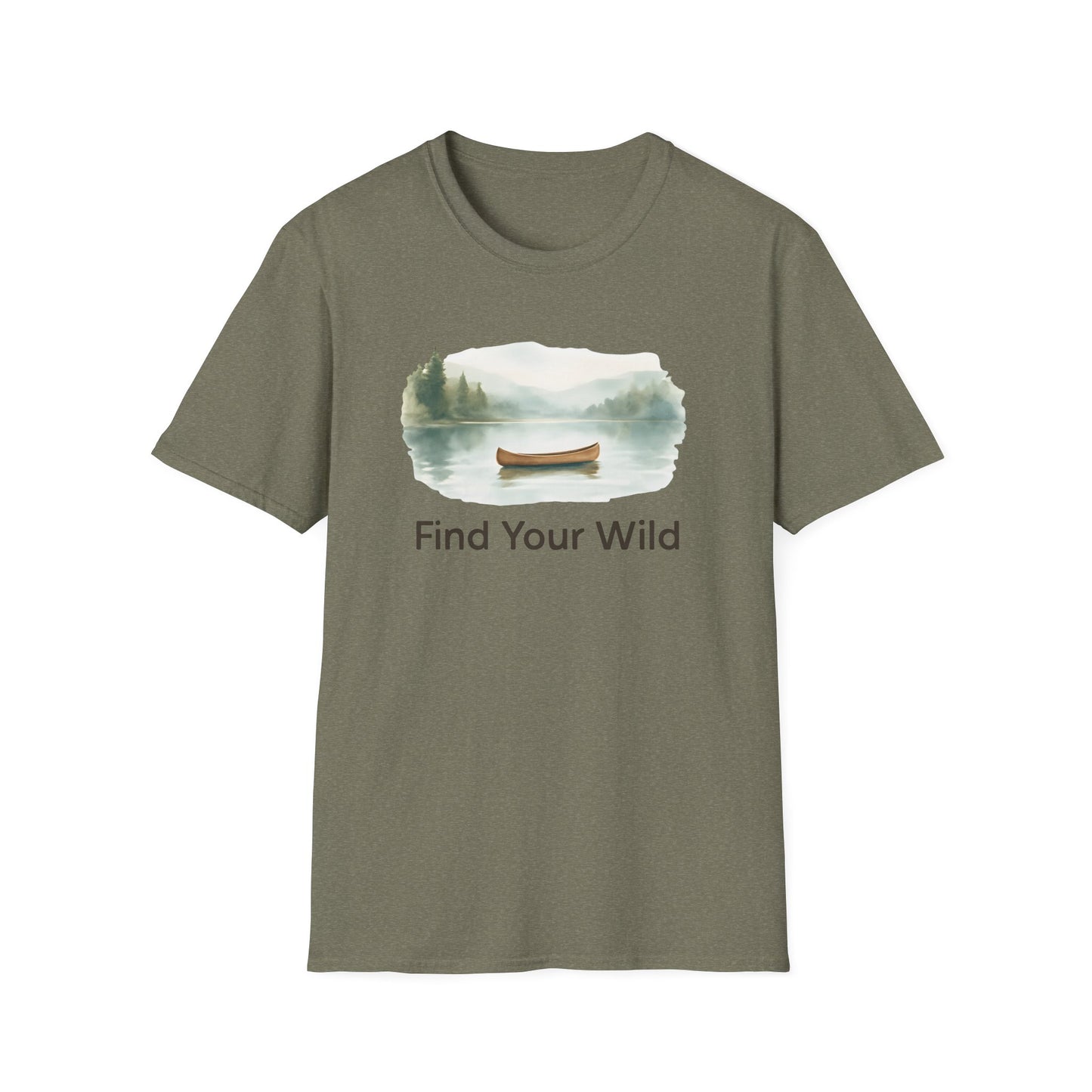 Canoe on Calm Lake T-Shirt