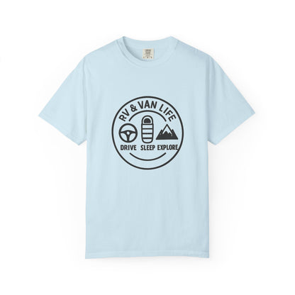 RV & Van Life T-Shirt – Drive Sleep Explore Shirt for Campers, Travelers & Nomads