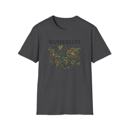 Lush Tropical Floral Scene T-Shirt