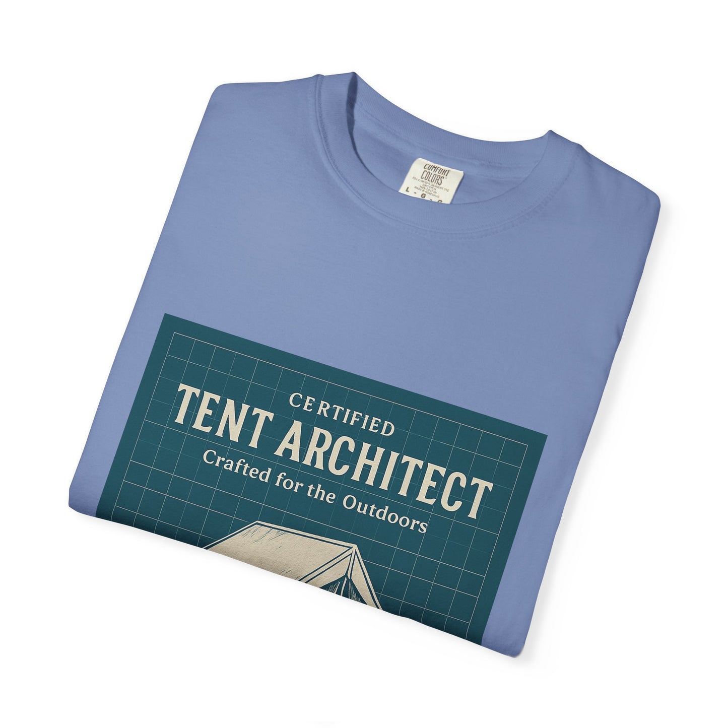Tent Architect T-Shirt – 'Certified Tent Architect' Camping Tee for Outdoor Enthusiasts