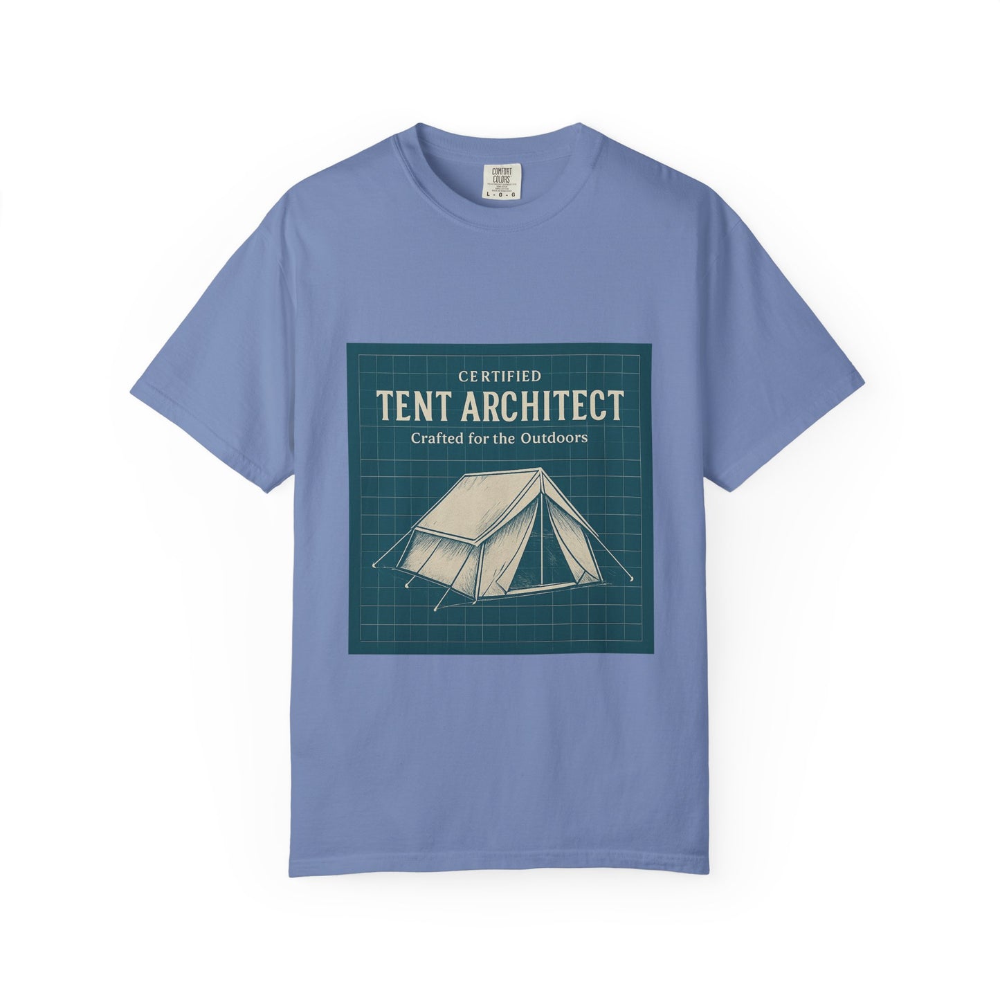 Tent Architect T-Shirt – 'Certified Tent Architect' Camping Tee for Outdoor Enthusiasts