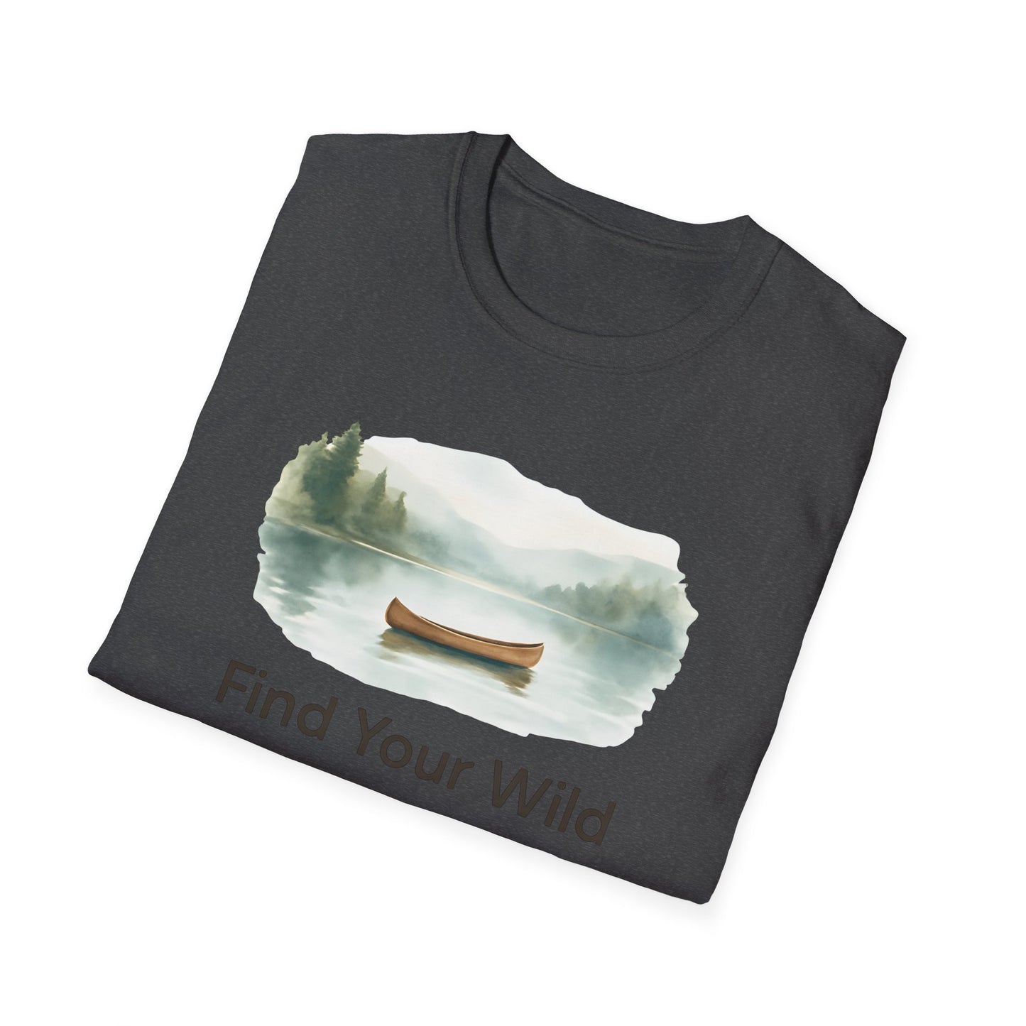 Canoe on Calm Lake T-Shirt