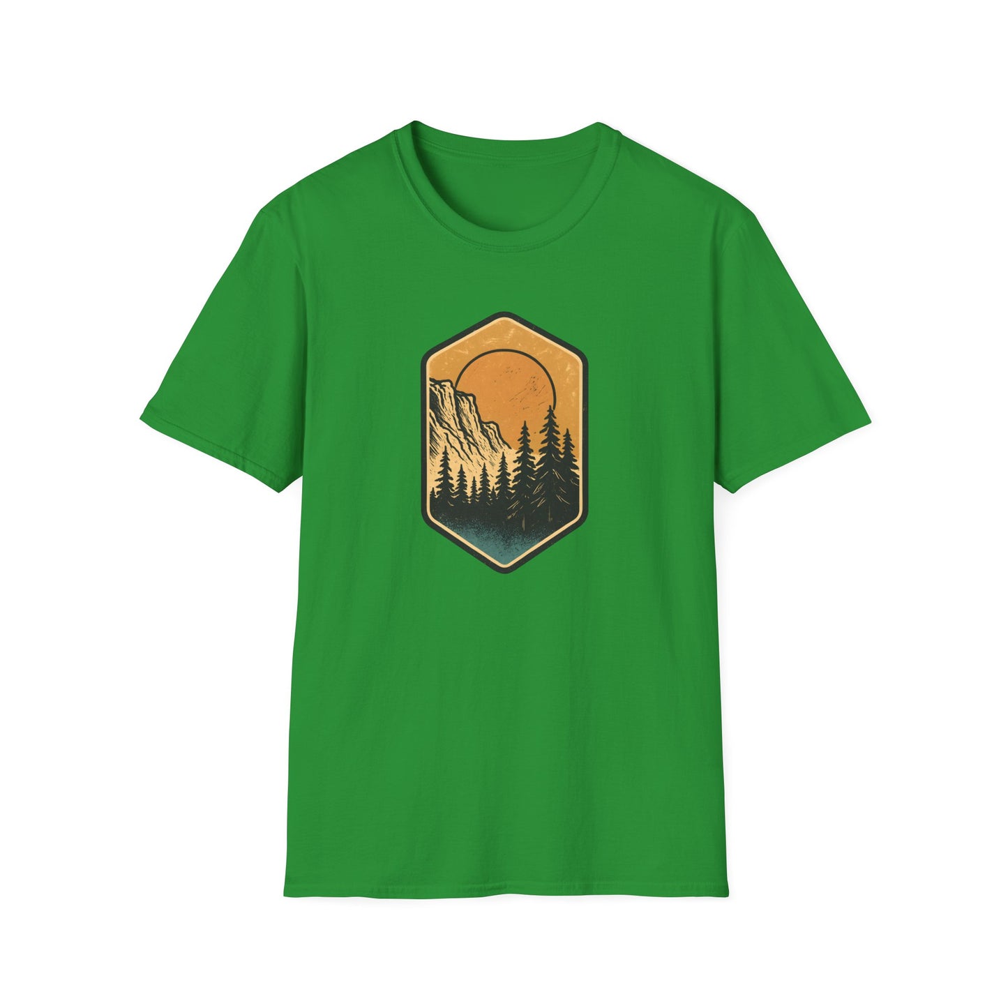Sunset Mountain Forest T-Shirt