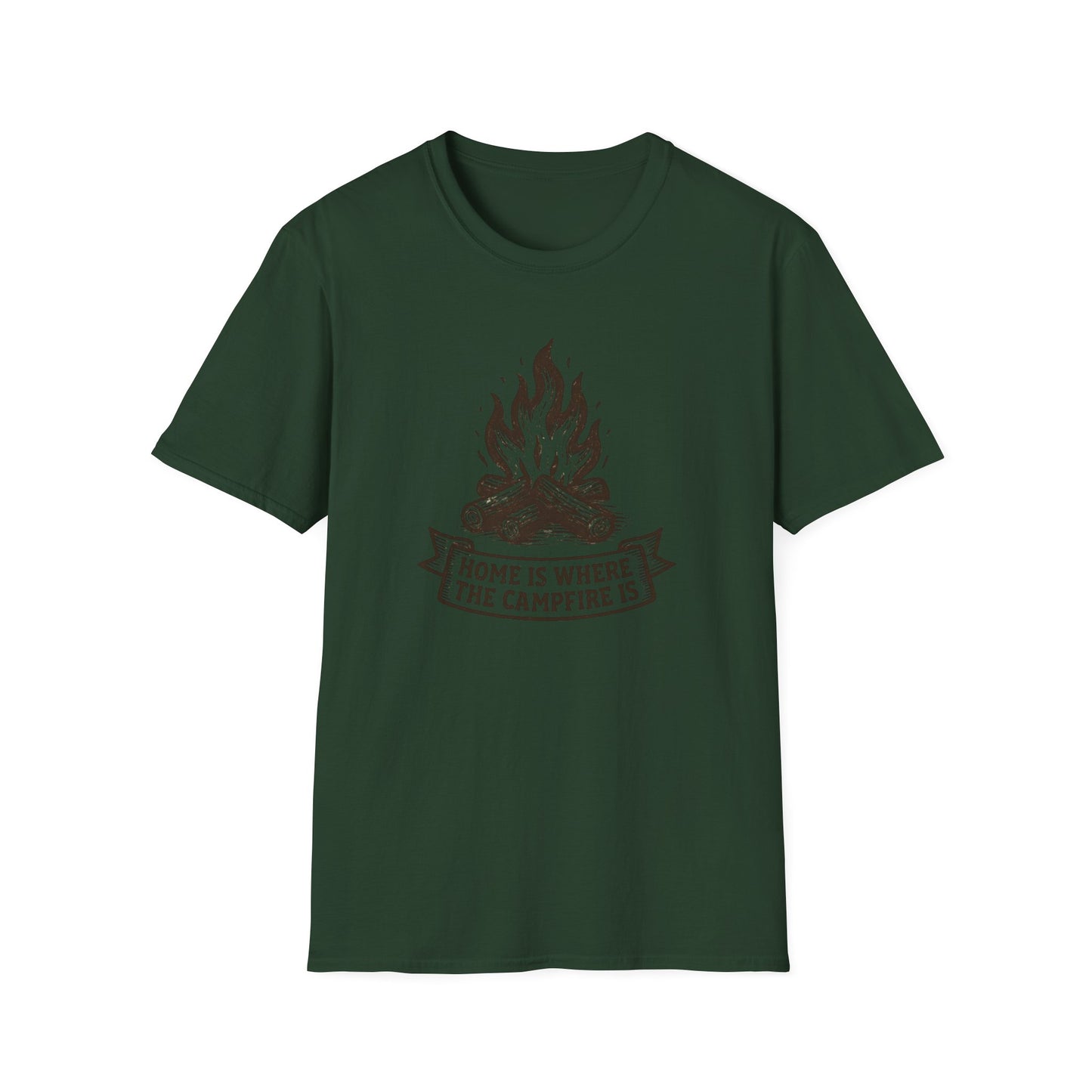 Campfire Home Banner T-Shirt