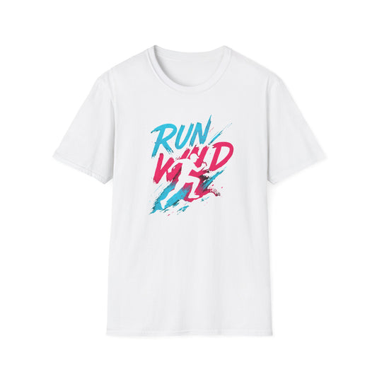 Neon Run Wild Typography T-Shirt