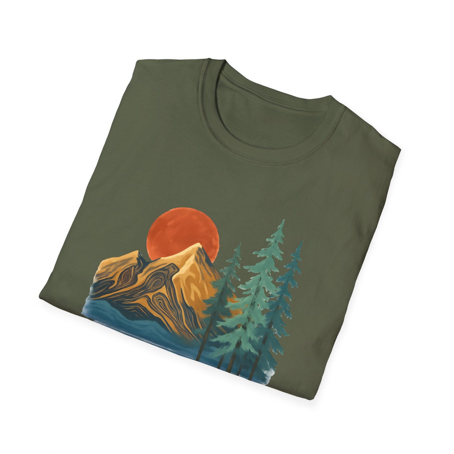 Sunset Mountain Scene T-Shirt