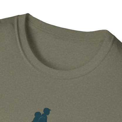 Hiker on Cliff T-Shirt