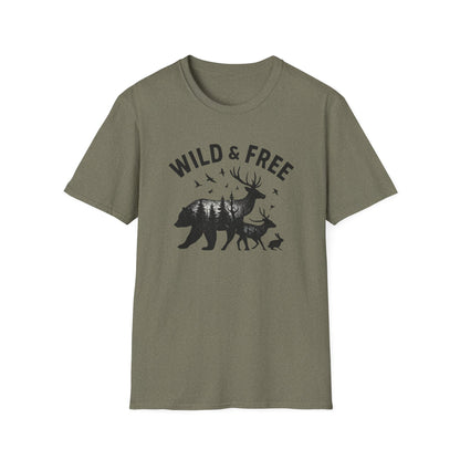 Wildlife in Forest T-Shirt