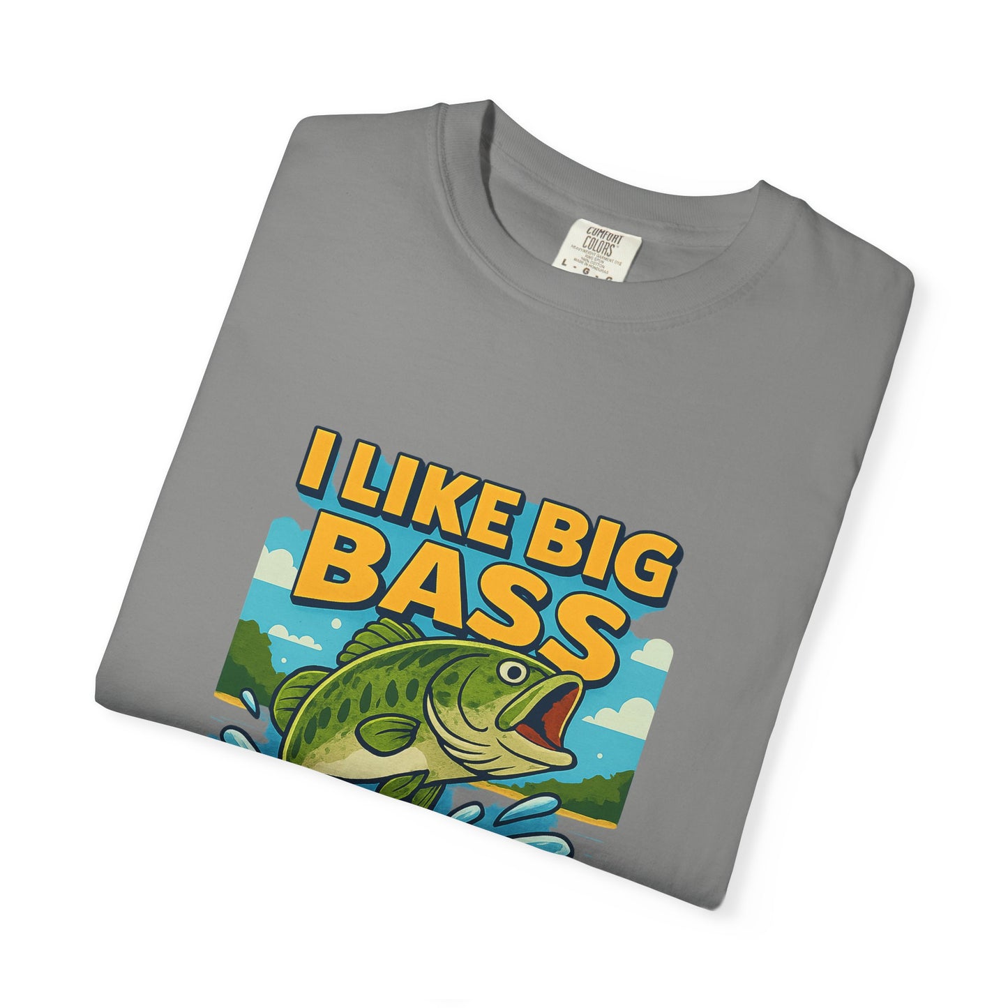 “I Like Big Bass & I Cannot Lie” Funny Fishing T-Shirt for Anglers & Big Catch Fans