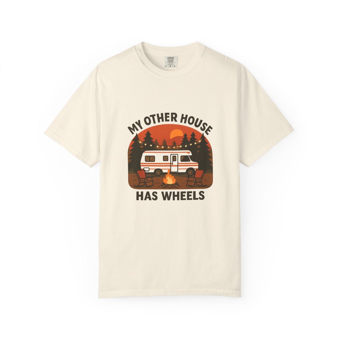 My Other House Has Wheels T-Shirt – Funny RV Camping Shirt for Travelers, Campers & Van Life Lovers