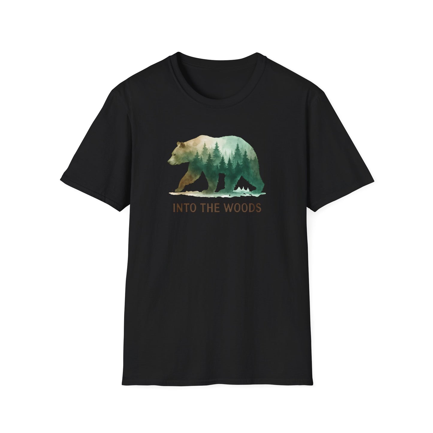 Forest Bear Silhouette T-Shirt