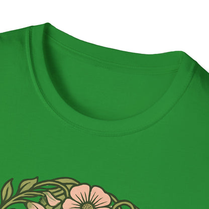 Floral Crown Portrait T-Shirt