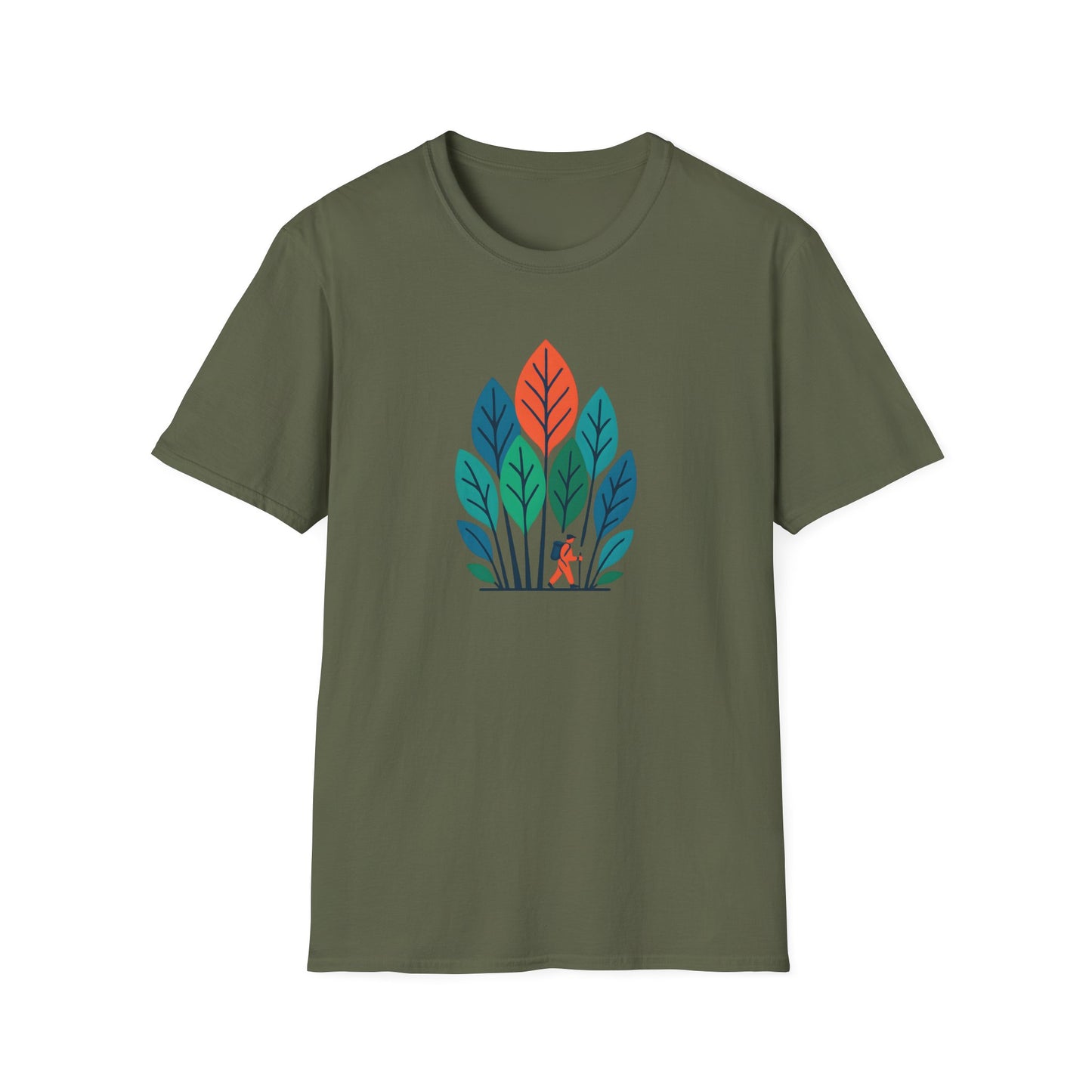 Hiker in Leaves T-Shirt