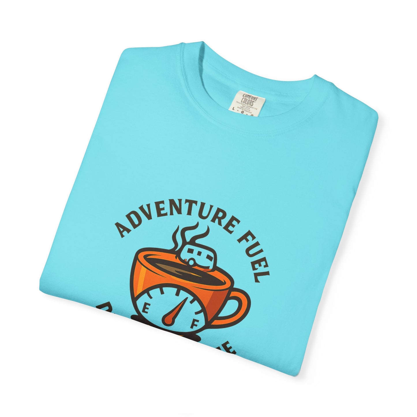 Adventure Fuel – Diesel & Coffee T-Shirt | Funny RV Camping Shirt for Travelers, Campers & Coffee Lovers