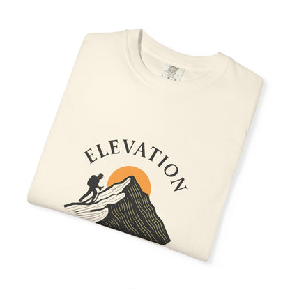 Elevation Therapy T-Shirt | Inspirational Hiking Shirt for Men & Women | Mountain Lover Tee, Outdoor Adventure Gift