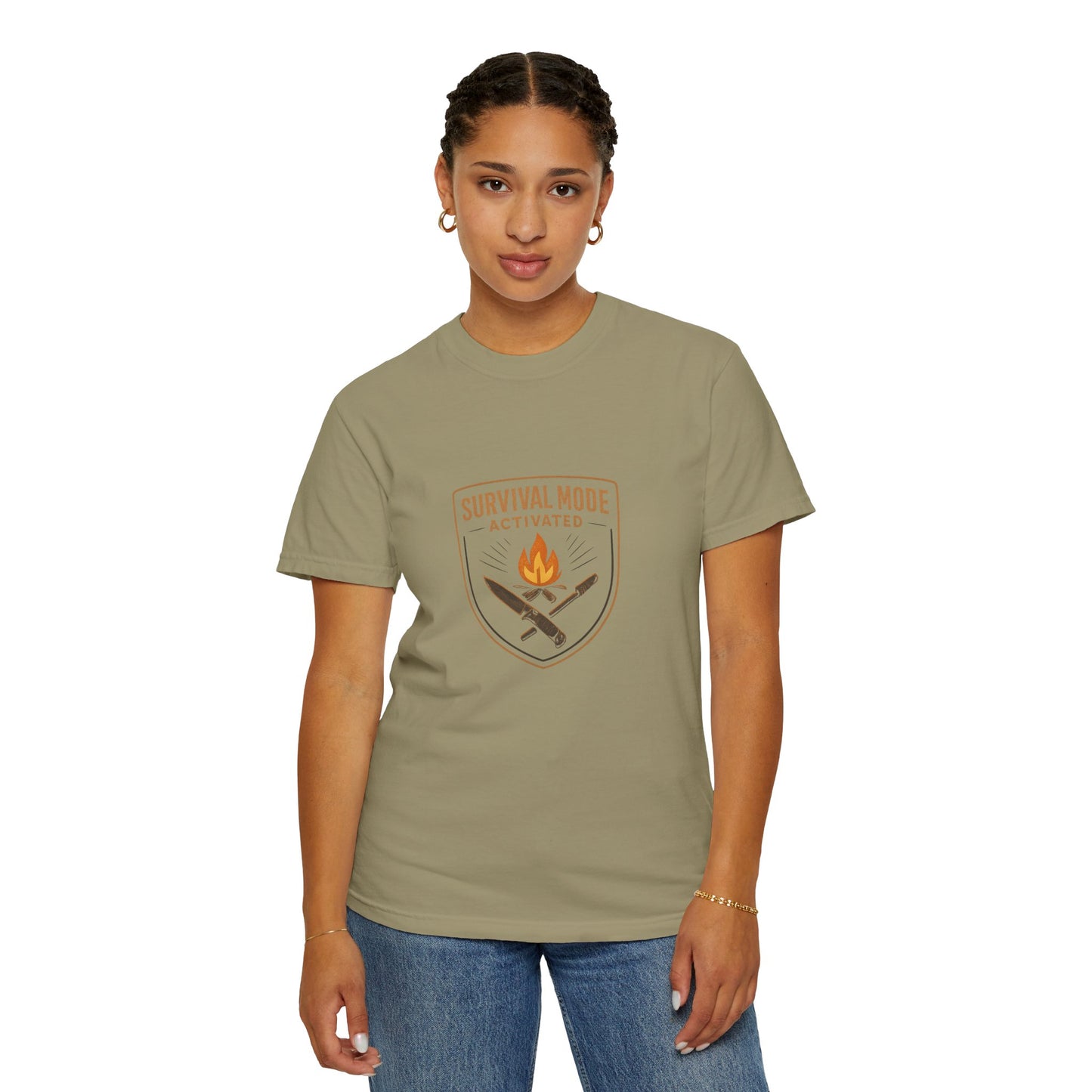 Survival Mode Activated T-Shirt – Bushcraft, Camping & Outdoors Shirt for Survivalists, Hikers & Adventure Seekers